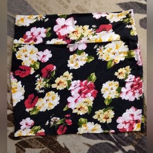 Floral Bodycon Mini Skirt